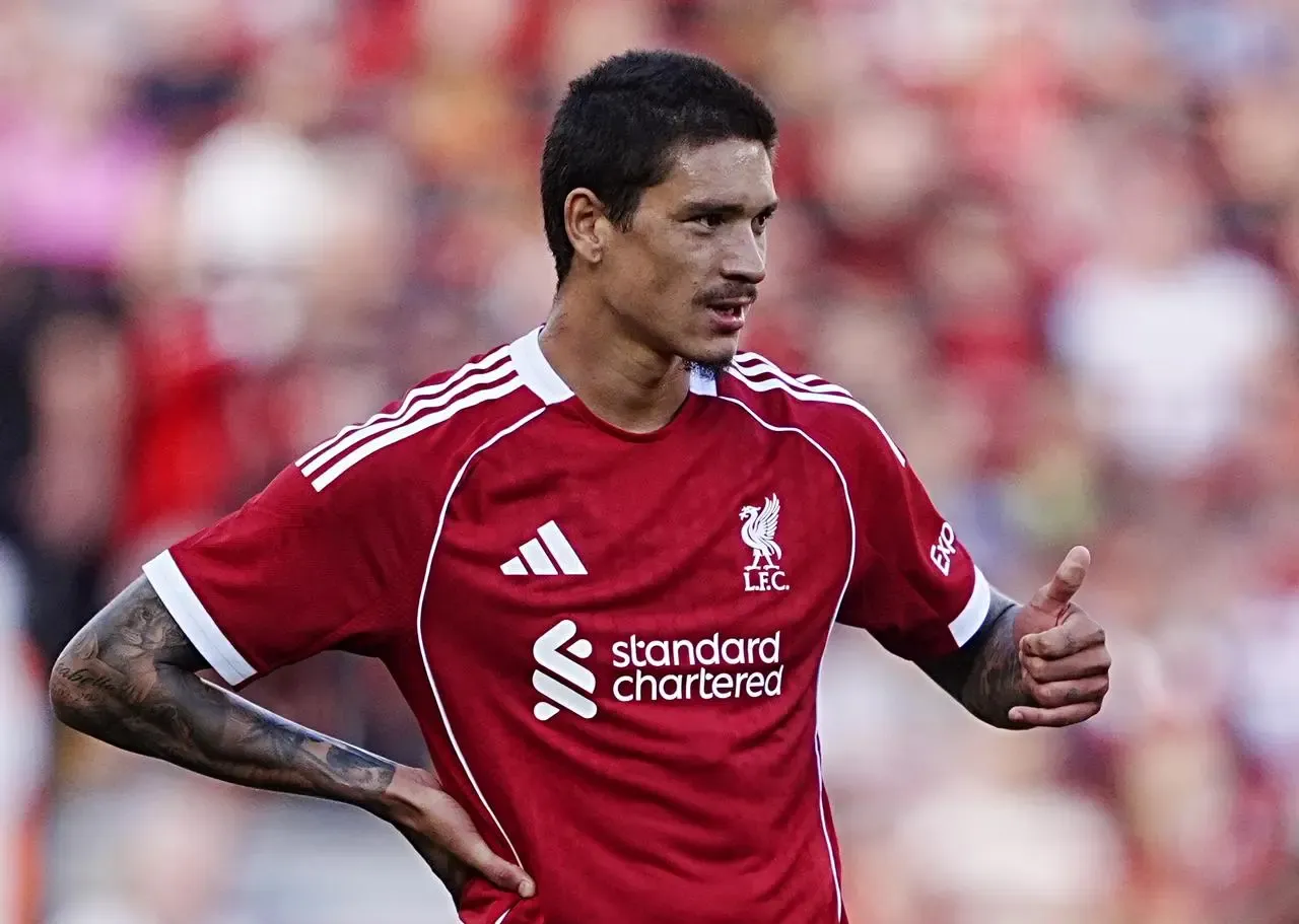 Liverpool’s Darwin Nunez during a pre-season friendly match against Athletic Bilbao