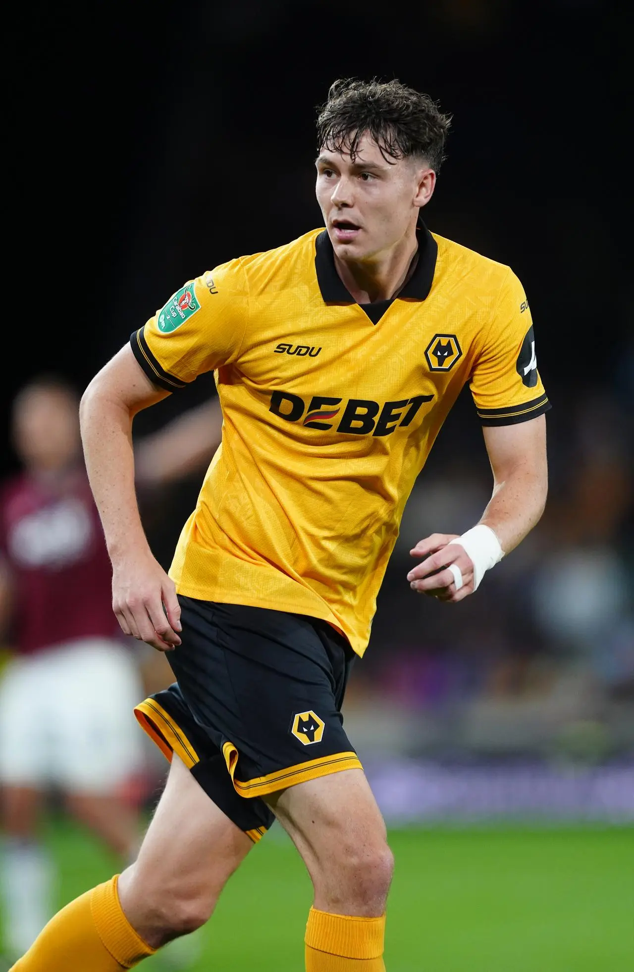 Jorgen Strand Larsen in action for Wolves