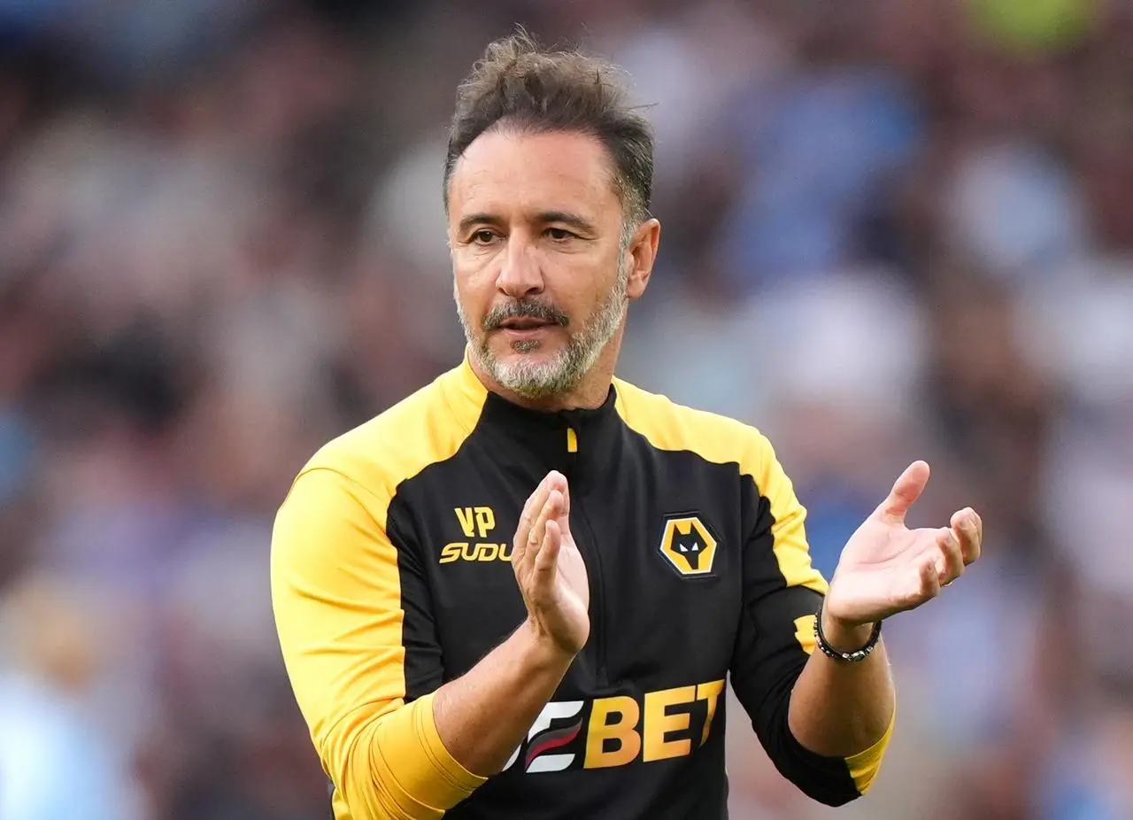 Wolverhampton Wanderers manager Vitor Pereira applauds fans after a game