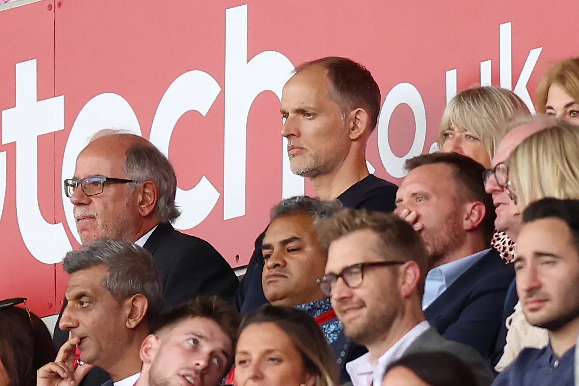 Thomas Tuchel has been travelling around the grounds watching England's players