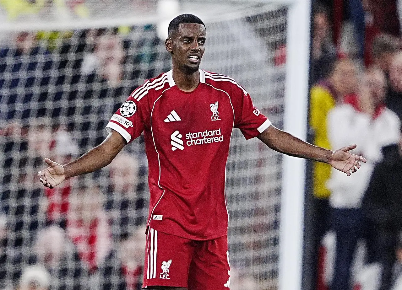 Liverpool striker Alexander Isak