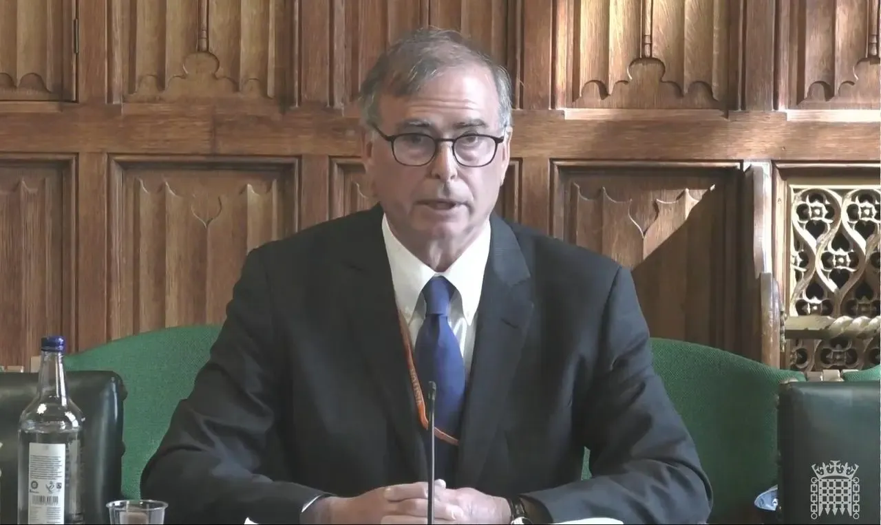 David Kogan pictured at a Culture, Media and Sport committee hearing