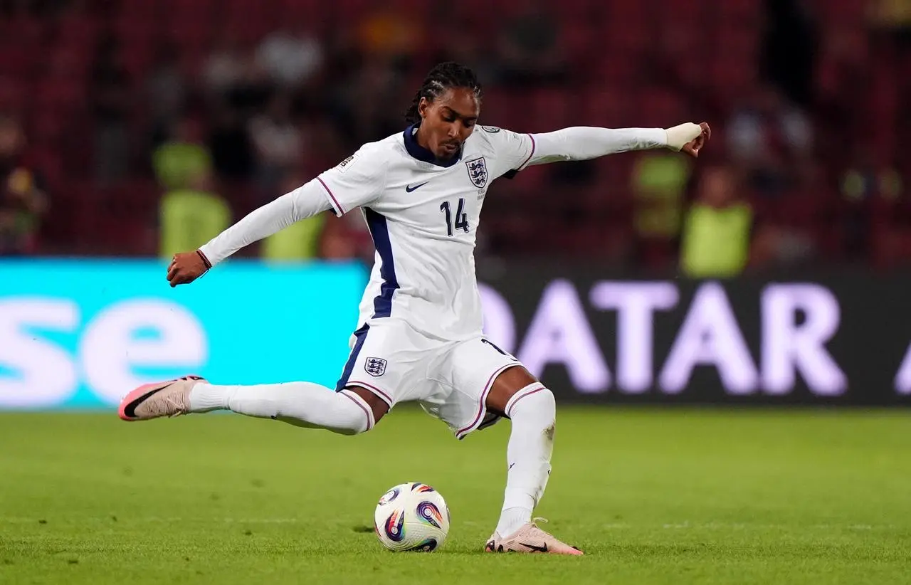 Djed Spence in action for England