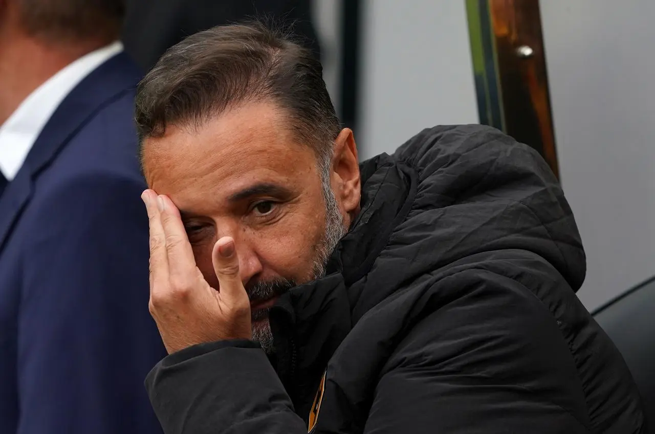 Wolves boss Vitor Pereira before the Premier League match at Newcastle