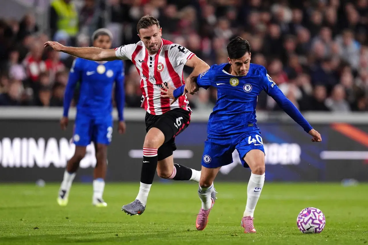 Facundo Buonanotte, right, in action