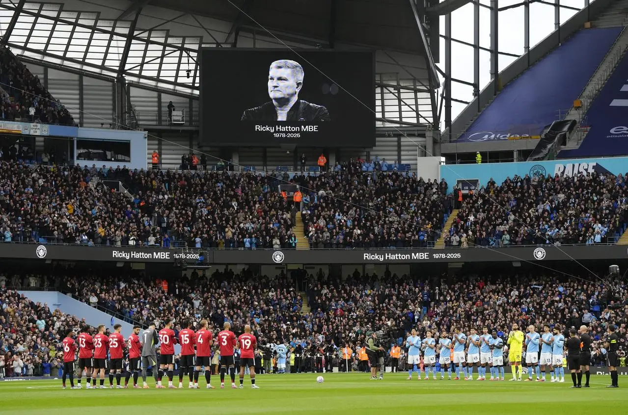 The Etihad pays tribute to Ricky Hatton
