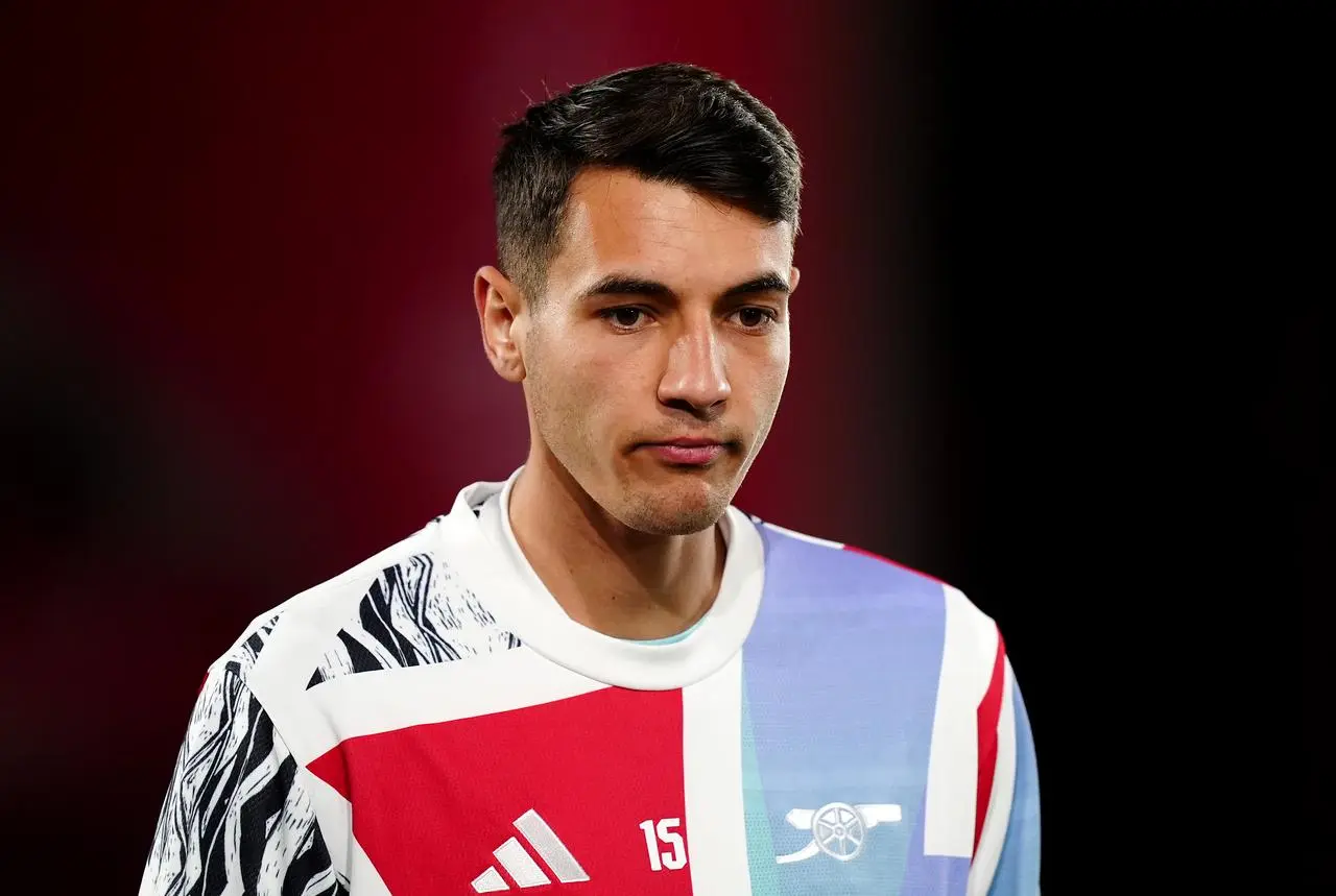 Jakub Kiwior on Arsenal duty