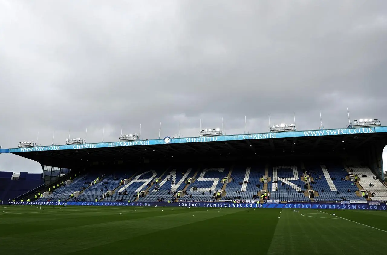 The removal of the ‘Chansiri’ lettering at Hillsborough has begun following Sheffield Wednesday’s entry into administration