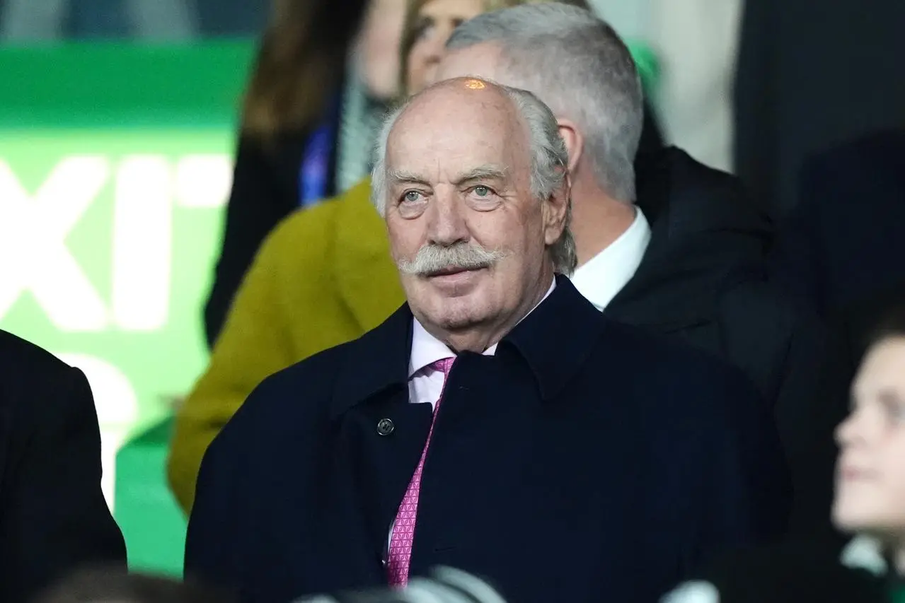 Dermot Desmond at Celtic Park