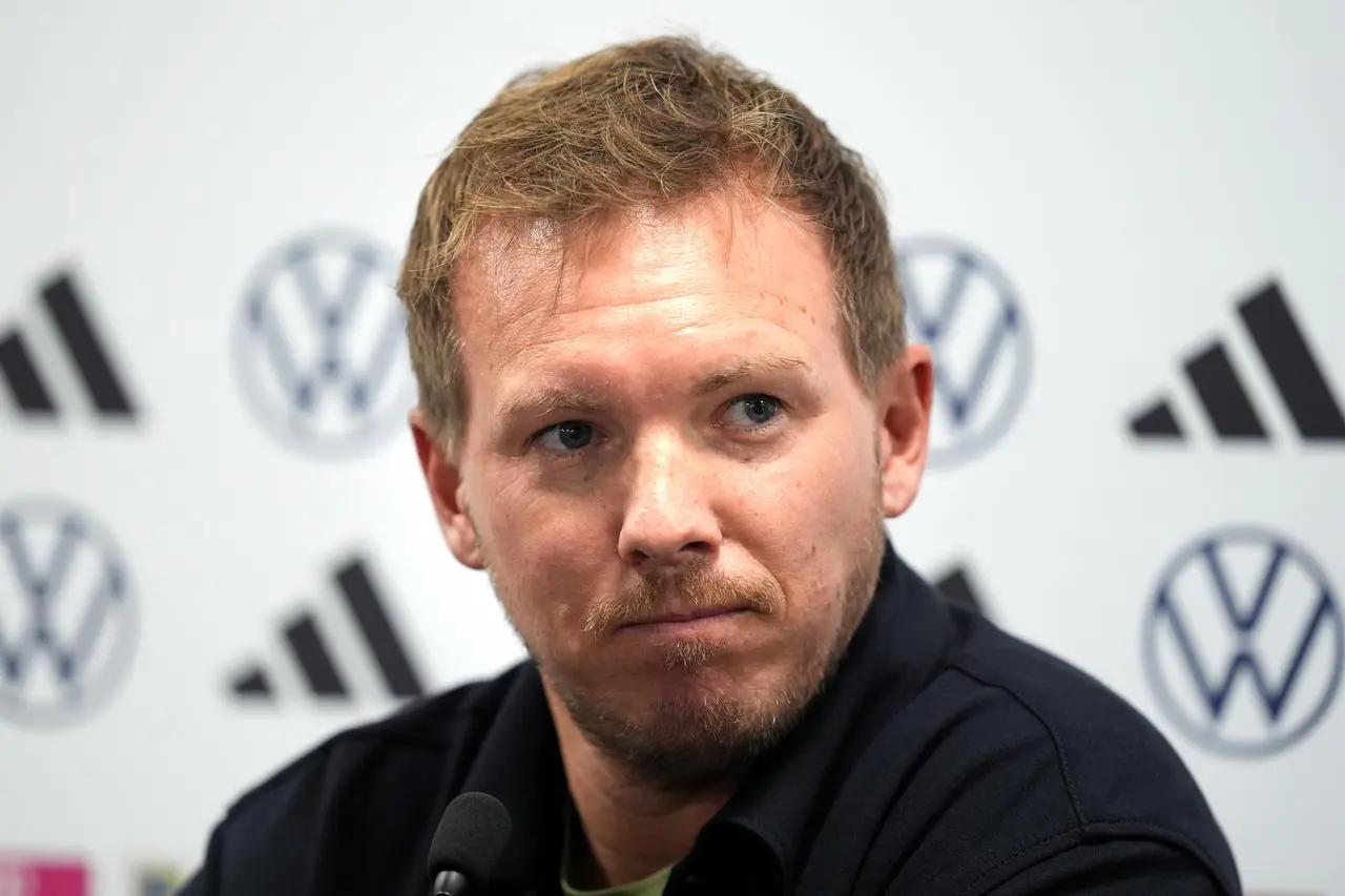 Germany head coach Julian Nagelsmann during a press conference