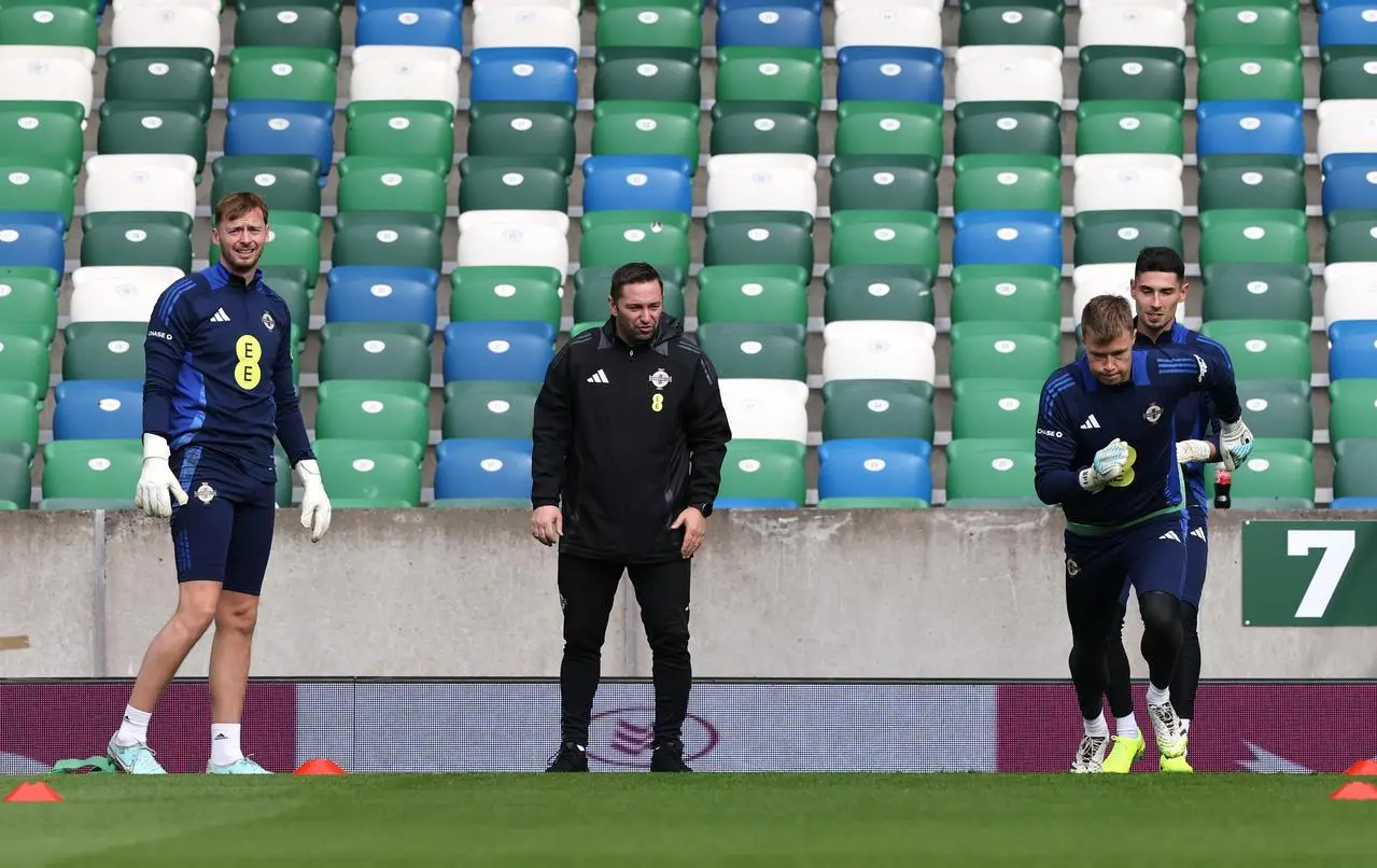 Northern Ireland Training and Press Conference – Clearer Twist National Stadium at Windsor Park – Thursday October 9th