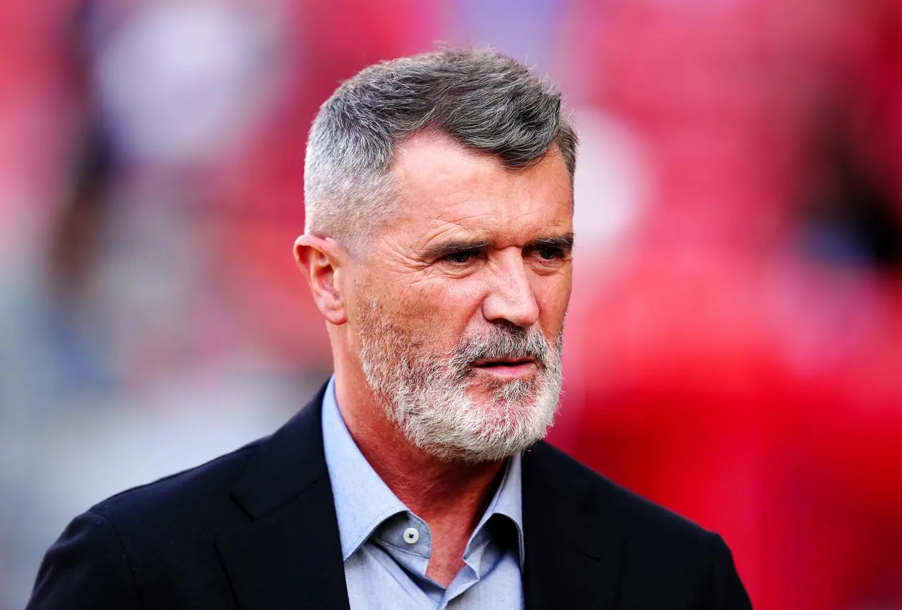 Football pundit Roy Keane at a game