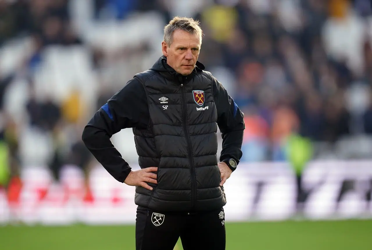 Stuart Pearce, pictured while working as a coach at West Ham in January 2022