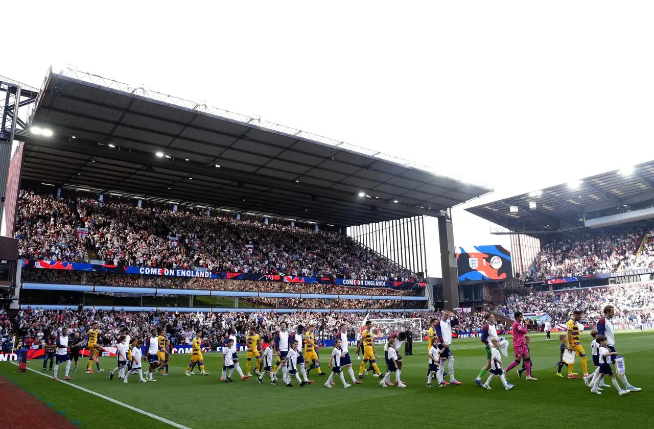 England played Andorra at Villa Park last month