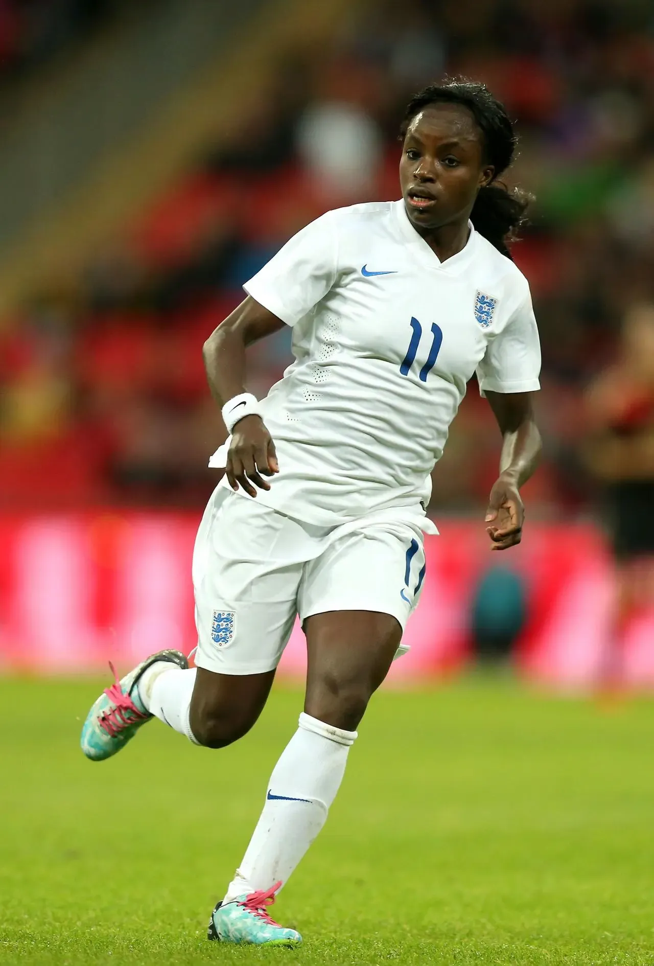 Eni Aluko during a match for England