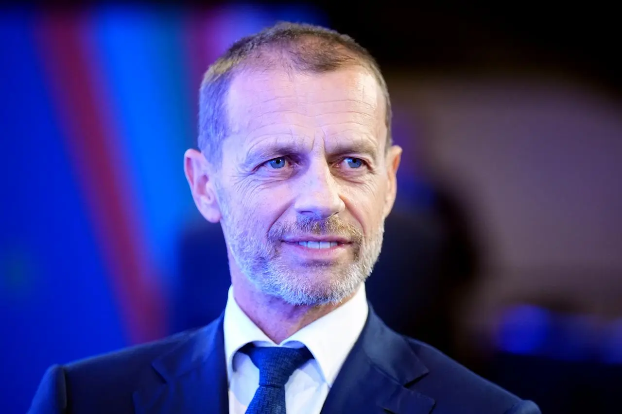 UEFA president Aleksander Ceferin was at the event in London 