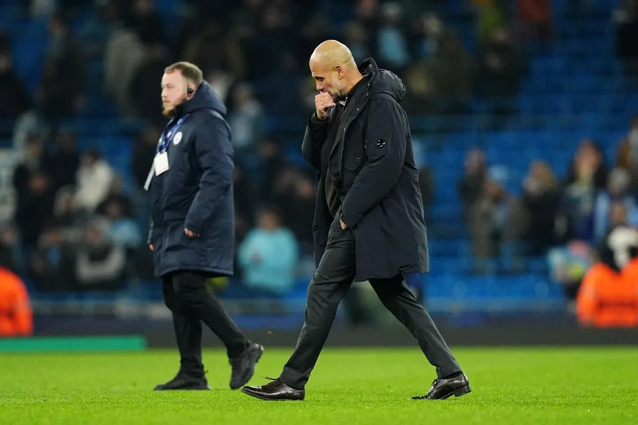 Pep Guardiola after defeat to Leverkusen