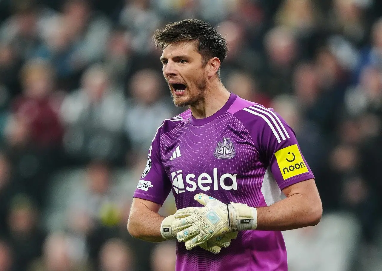 Nick Pope in goal for Newcastle