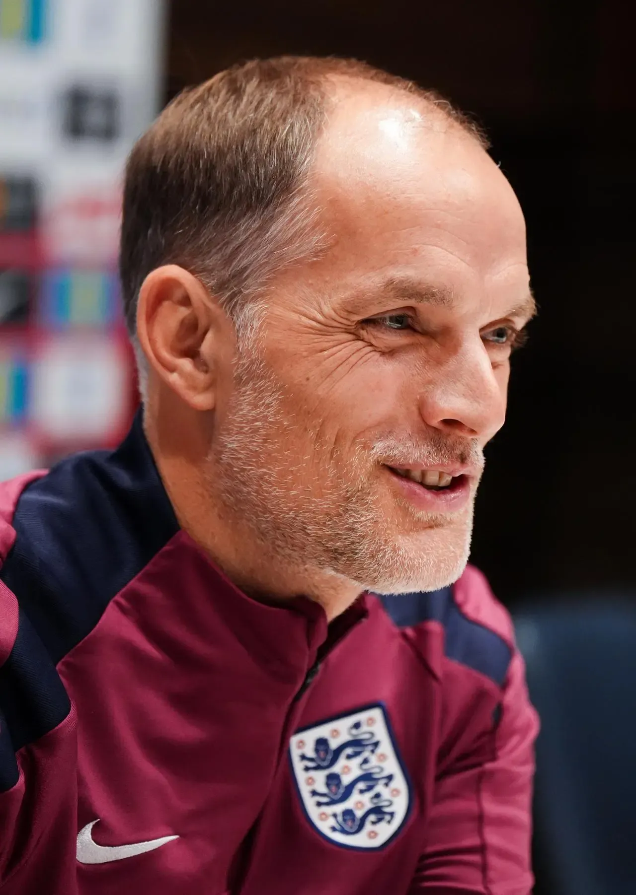 Thomas Tuchel at a press conference