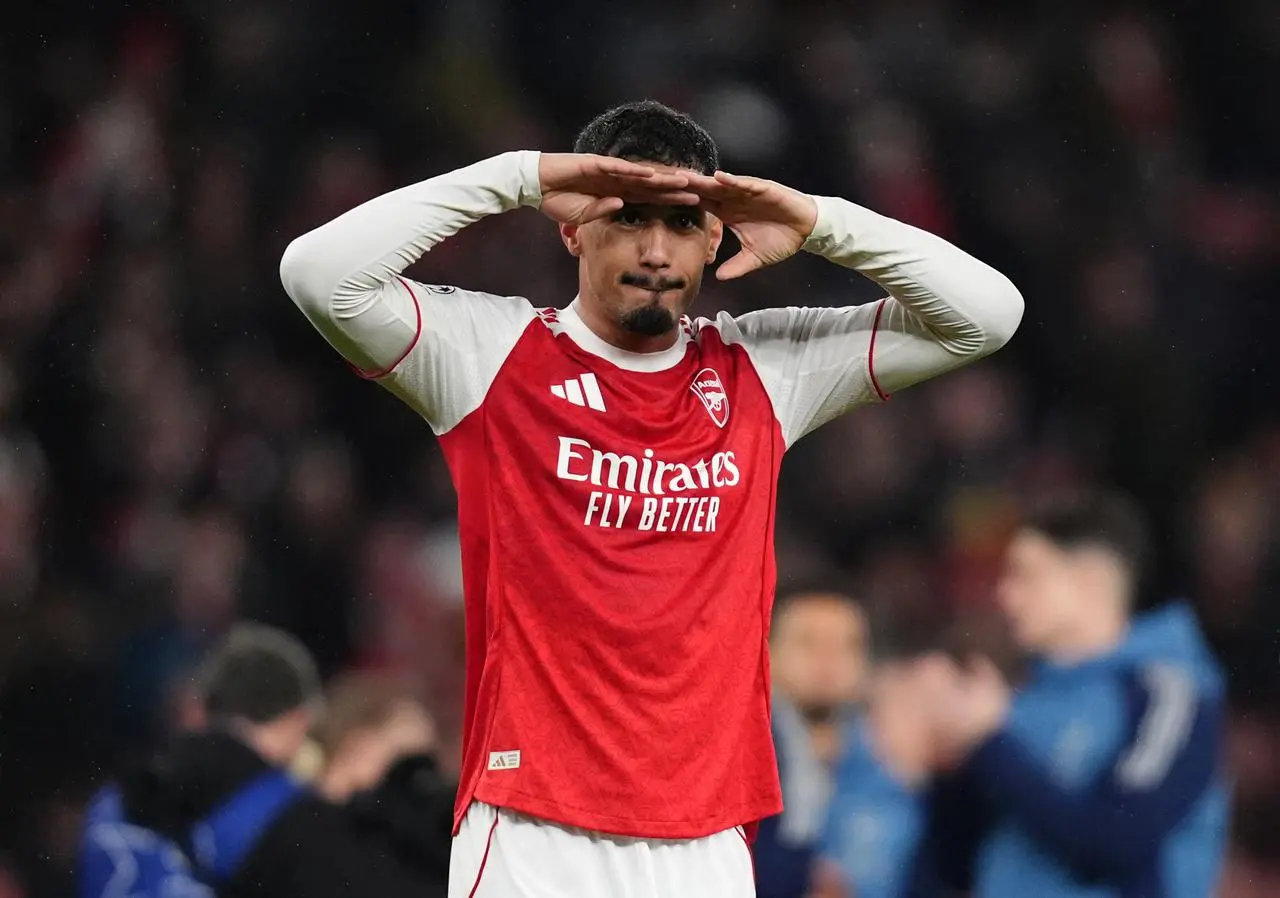 Arsenal defender William Saliba 