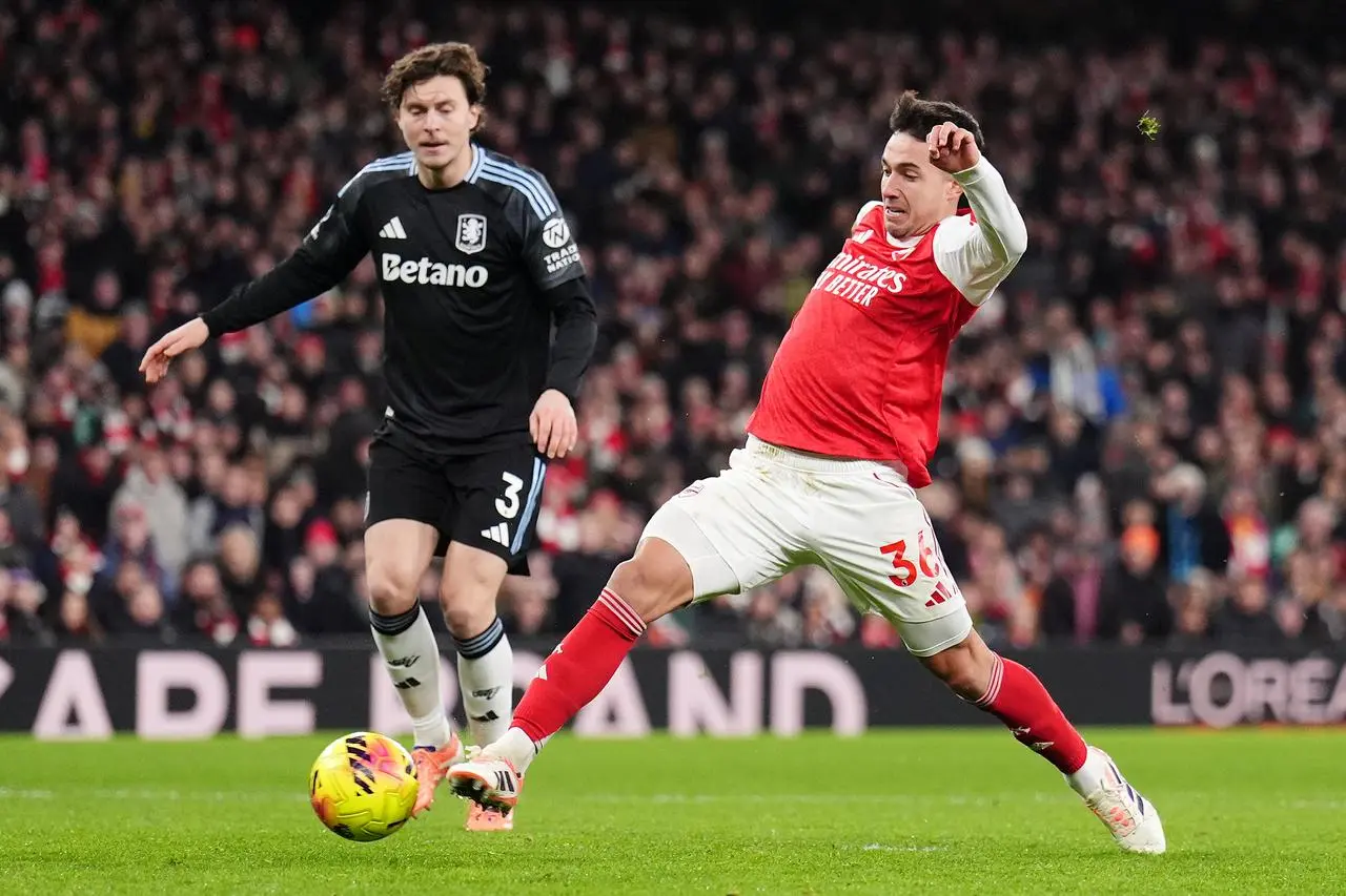 Martin Zubmendi scored Arsenal's second against Aston Villa 