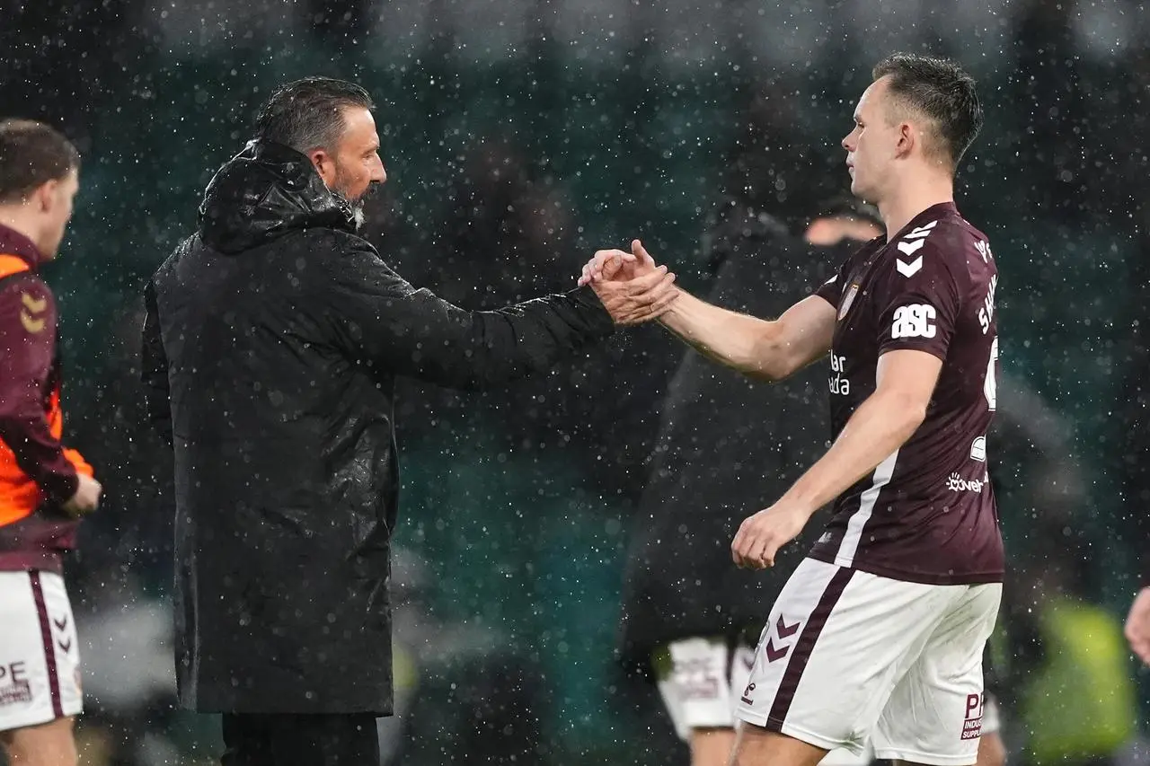 Hearts manager Derek McInnes