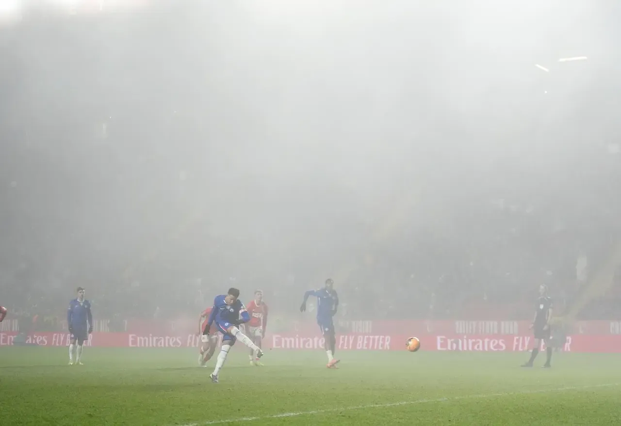 Enzo Fernandez scores