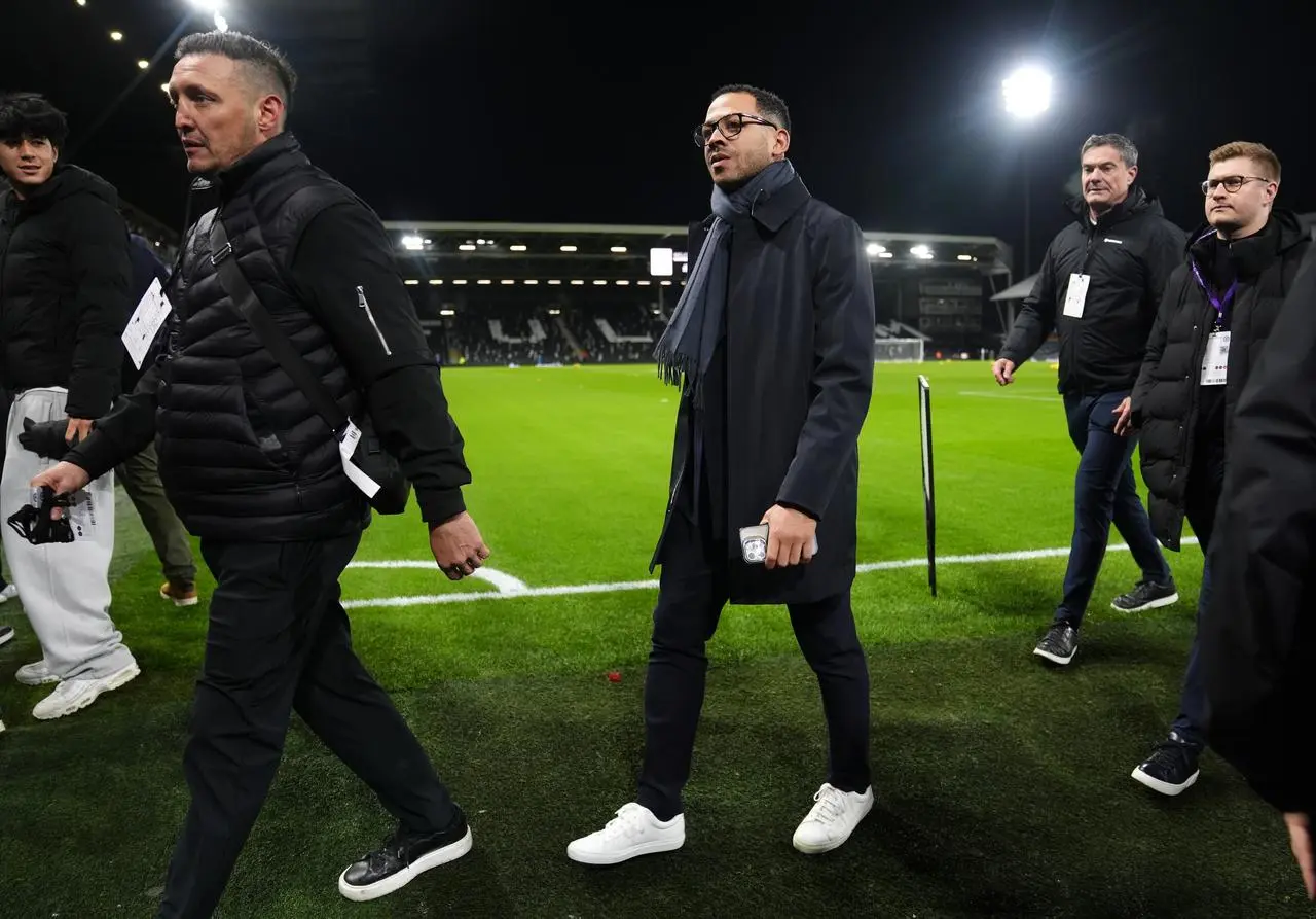 Liam Rosenior walks on the touchline