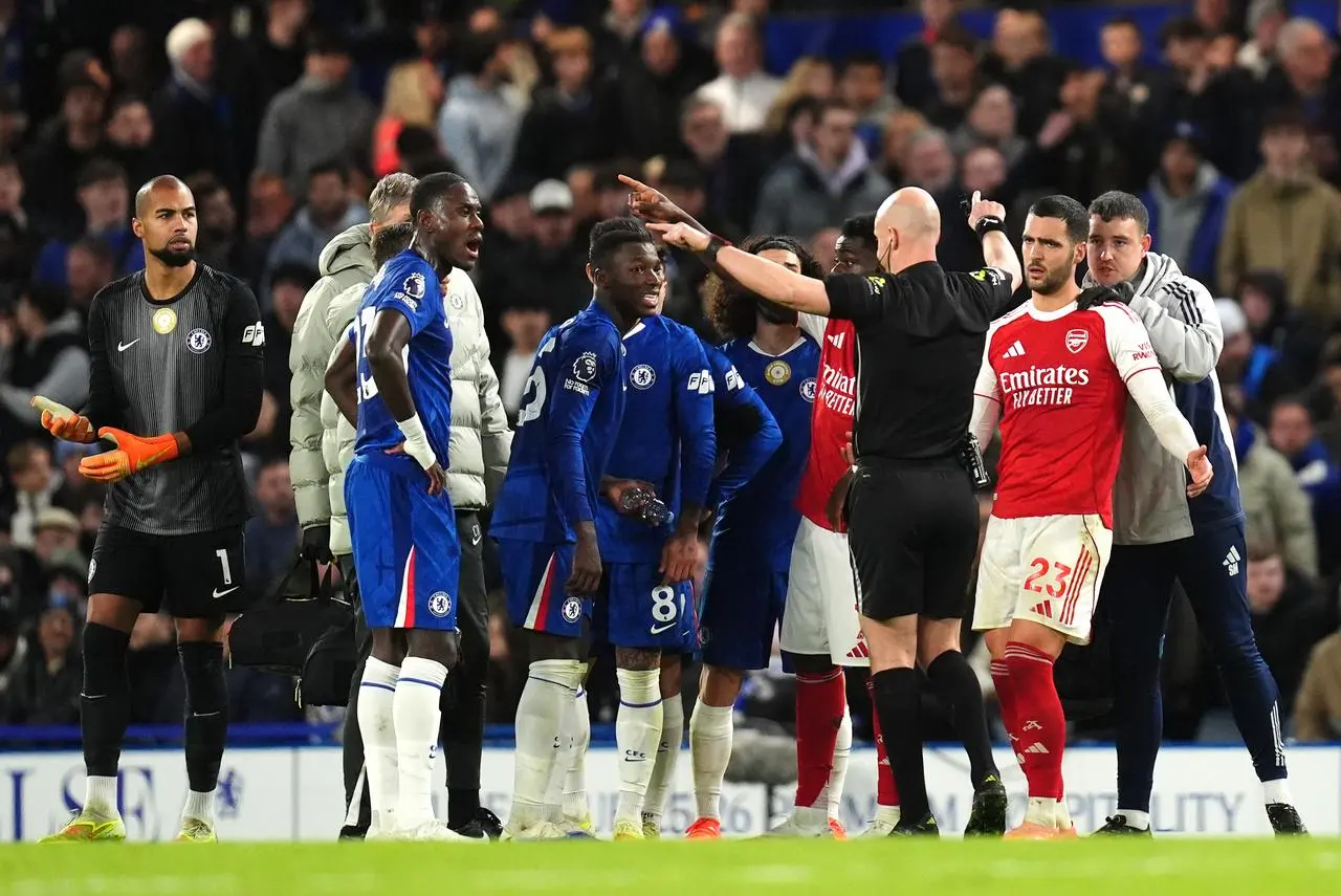 Chelsea secured a 1-1 Premier League draw against Arsenal in November following a first-half red card for midfielder Moises Caicedo