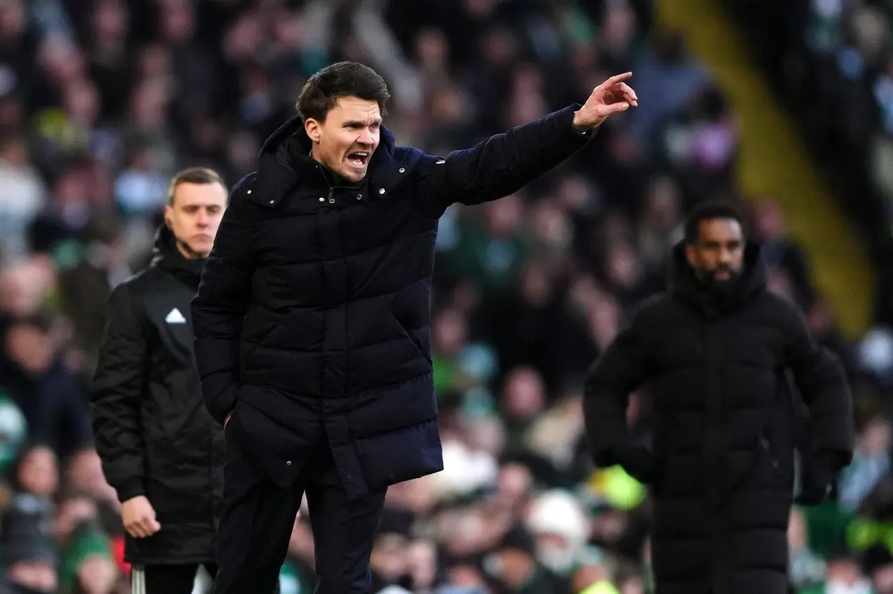 Rangers manager Danny Rohl gestures on the touchline