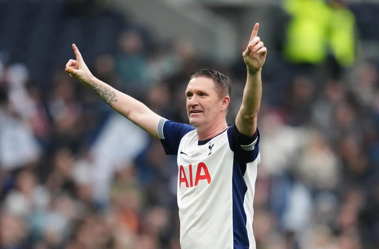 Robbie Keane in action 