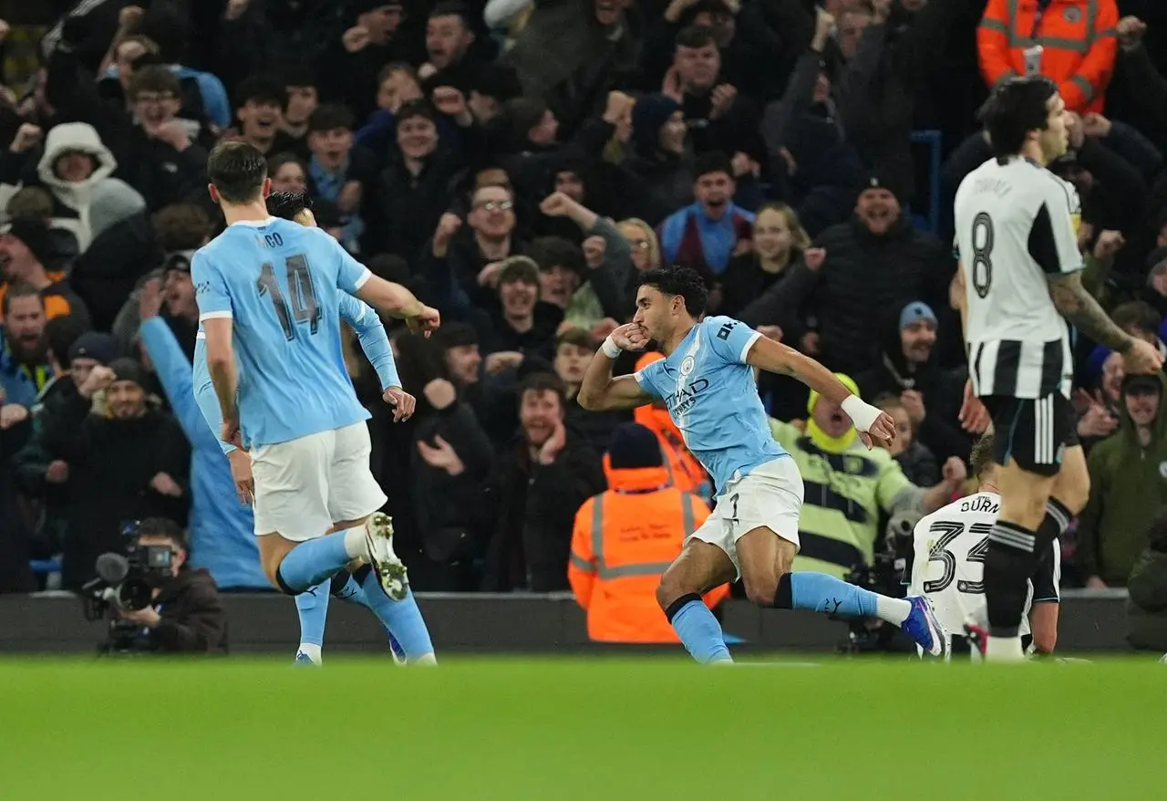 Omar Marmoush scored twice for City 