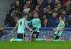 Brighton pile pressure on Benitez with first win at Everton