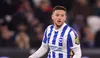 Adam Lallana in action for Brighton and Hove Albion