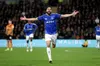 Andros Townsend celebrates scoring Everton's winner in Extra-Time against Hull