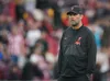 Jurgen Klopp manages his Liverpool players from the touchline