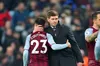 Brazilian Philippe Coutinho embraces Aston Villa manager Steven Gerrard at the final whistle