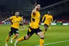 Ruben Neves celebrates his winning goal against Brentford