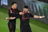 Shane Long celebrates scoring against Swansea in the FA Cup