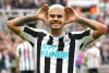 Bruno Guimaraes takes in the adoration of the Newcastle United fans