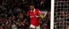 Marcus Rashford celebrates scoring for Manchester United