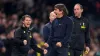 Antonio Conte watched Tottenham finish the first half of the season with a thrilling 4-3 win over Leeds (John Walton/PA)