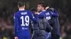 Mason Mount shows concern as Ben Chilwell (centre) is helped off the field (John Walton/PA)