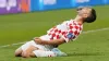 Croatia’s Andrej Kramaric celebrates scoring his second goal in a 4-1 win over Canada (Adam Davy/PA)