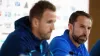 England manager Gareth Southgate, right, with captain Harry Kane (Martin Rickett/PA)