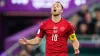 Denmark’s Christian Eriksen reacts during his side’s World Cup goalless draw with Tunisia (Petr David Josek/AP)