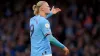 Manchester City’s Erling Haaland celebrates another goal (Tim Goode/PA).