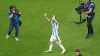 Lionel Messi celebrates after Argentina win the World Cup final (Adam Davy/PA)