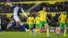 Ben Gibson (right) put the ball into his own net (Joe Giddens/PA)