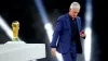 France manager Didier Deschamps walks past the World Cup trophy (Nick Potts/PA)